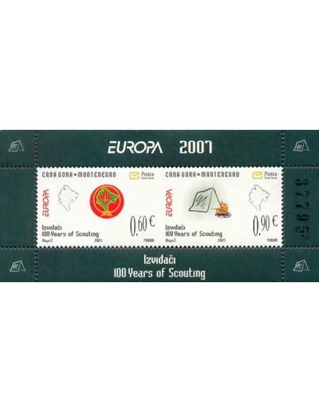 Timbre Poste Europa Montenegro N° BF 06 N ** philatelie foxtimbre