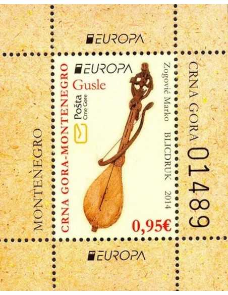 Timbre Poste Europa Montenegro N° BF 14 N ** philatelie foxtimbre