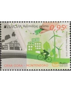 Timbre Poste Europa Montenegro N° 386 N ** philatelie foxtimbre