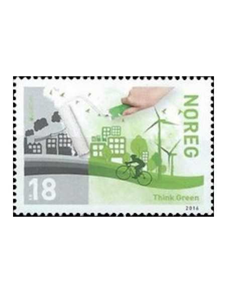 Timbre Poste Europa Norvege N° 1852 N ** philatelie foxtimbre