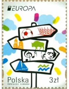 Timbre Poste Europa Pologne N° 4276 N ** philatelie foxtimbre