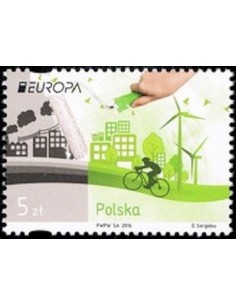 Timbre Poste Europa Pologne N° 4473 N ** philatelie foxtimbre