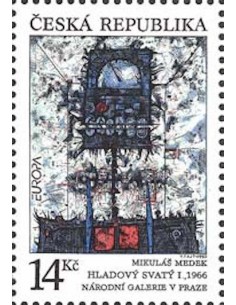 Timbre Poste Europa Republique Tcheque N° 5 N ** philatelie foxtimbre