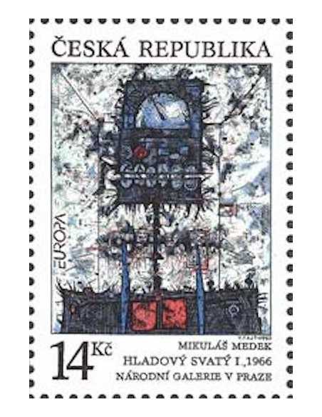 Timbre Poste Europa Republique Tcheque N° 5 N ** philatelie foxtimbre
