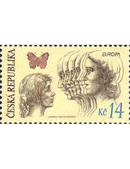 Timbre Poste Europa Republique Tcheque N° 76 N ** philatelie foxtimbre