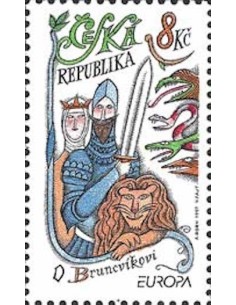 Timbre Poste Europa Republique Tcheque N° 141 N ** philatelie foxtimbre
