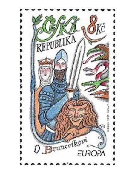 Timbre Poste Europa Republique Tcheque N° 141 N ** philatelie foxtimbre