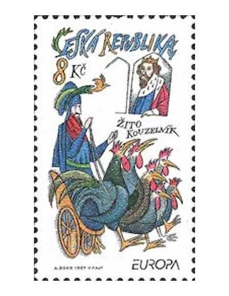 Timbre Poste Europa Republique Tcheque N° 142 N ** philatelie foxtimbre