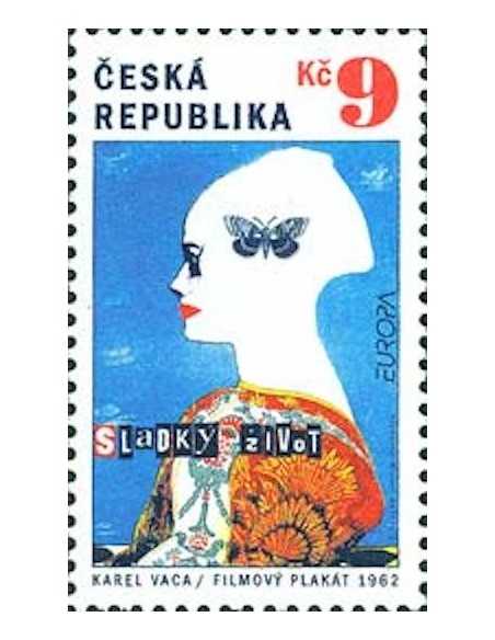 Timbre Poste Europa Republique Tcheque N° 329 N ** philatelie foxtimbre