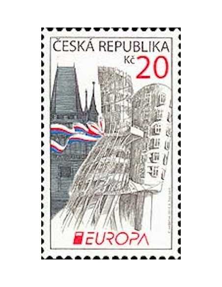 Timbre Poste Europa Republique Tcheque N° 637 N ** philatelie foxtimbre