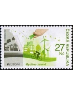 Timbre Poste Europa Republique Tcheque N° 801 N ** philatelie foxtimbre