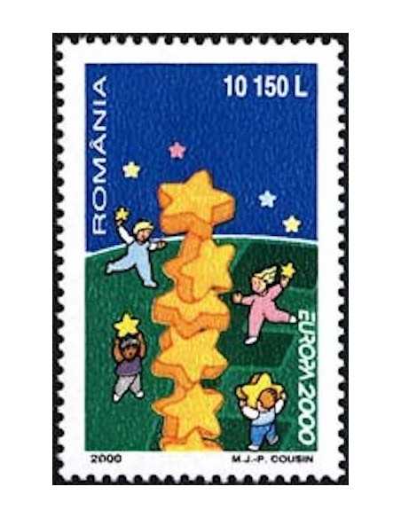 Timbre Poste Europa Roumanie N° 4606 N ** philatelie foxtimbre