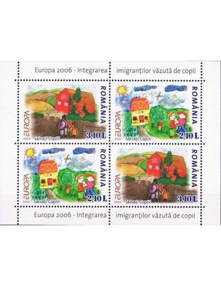 Timbre Poste Europa Roumanie N° BF 307 N ** philatelie foxtimbre