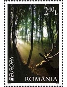 Timbre Poste Europa Roumanie N° 5507 N ** philatelie foxtimbre