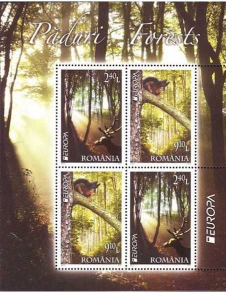 Timbre Poste Europa Roumanie N° BF 405 N ** philatelie foxtimbre