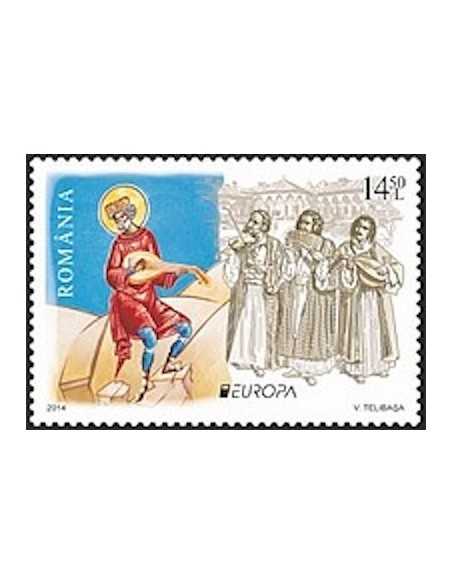 Timbre Poste Europa Roumanie N° 5786 N ** philatelie foxtimbre