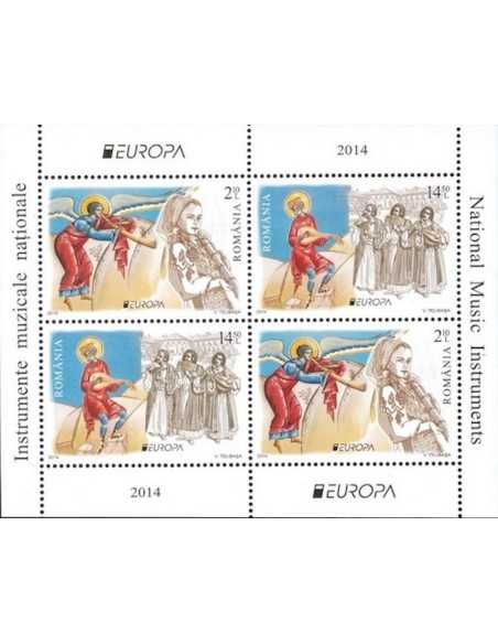 Timbre Poste Europa Roumanie N° BF 451 N ** philatelie foxtimbre