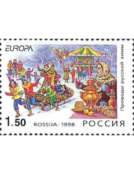 Timbre Poste Europa Russie N° 6342 N ** philatelie foxtimbre