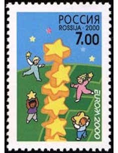 Timbre Poste Europa Russie N° 6465 N ** philatelie foxtimbre