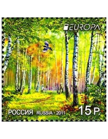 Timbre Poste Europa Russie N° 7219 N ** philatelie foxtimbre