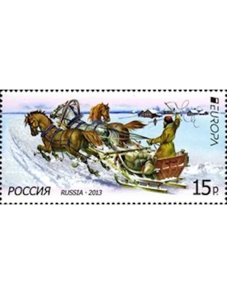 Timbre Poste Europa Russie N° 7389 N ** philatelie foxtimbre