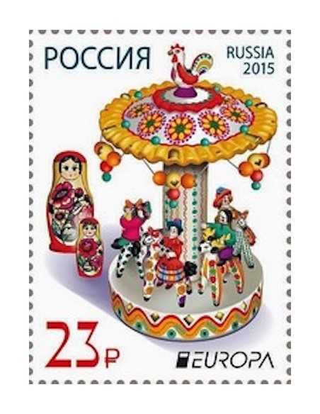 Timbre Poste Europa Russie N° 7555 N ** philatelie foxtimbre
