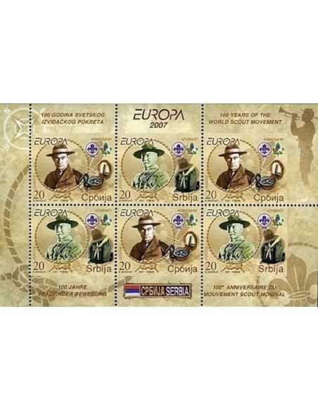 Timbre Poste Europa Serbie N° BF 002 N ** philatelie foxtimbre