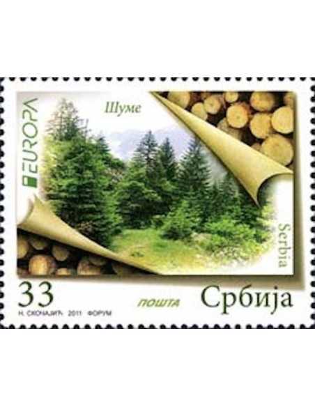 Timbre Poste Europa Serbie N° 398 N ** philatelie foxtimbre