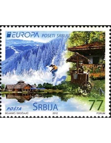 Timbre Poste Europa Serbie N° 454 N ** philatelie foxtimbre