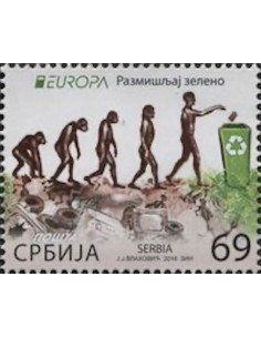 Timbre Poste Europa Serbie N° 657 N ** philatelie foxtimbre
