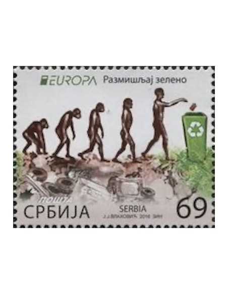 Timbre Poste Europa Serbie N° 657 N ** philatelie foxtimbre