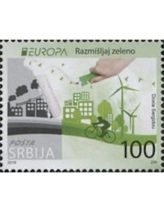 Timbre Poste Europa Serbie N° 658 N ** philatelie foxtimbre