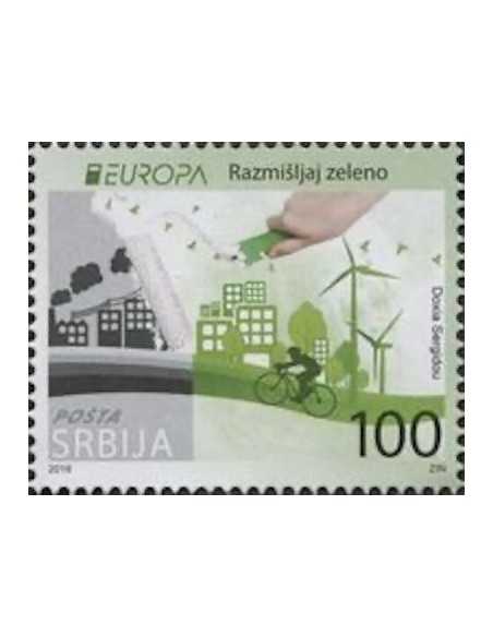 Timbre Poste Europa Serbie N° 658 N ** philatelie foxtimbre