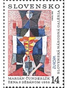 Timbre Poste Europa Slovaquie N° 140 N ** philatelie foxtimbre