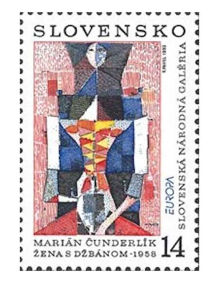 Timbre Poste Europa Slovaquie N° 140 N ** philatelie foxtimbre