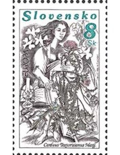 Timbre Poste Europa Slovaquie N° 212 N ** philatelie foxtimbre
