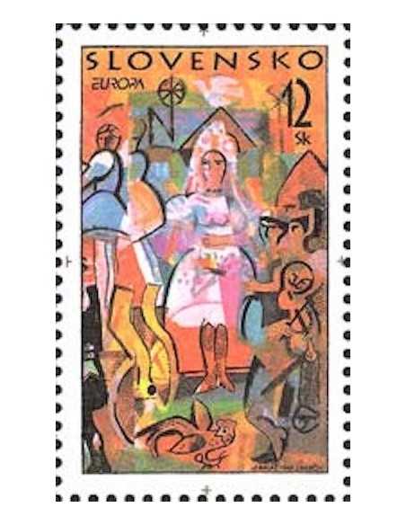 Timbre Poste Europa Slovaquie N° 266 N ** philatelie foxtimbre