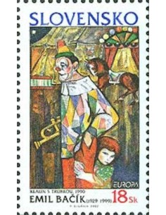 Timbre Poste Europa Slovaquie N° 368 N ** philatelie foxtimbre