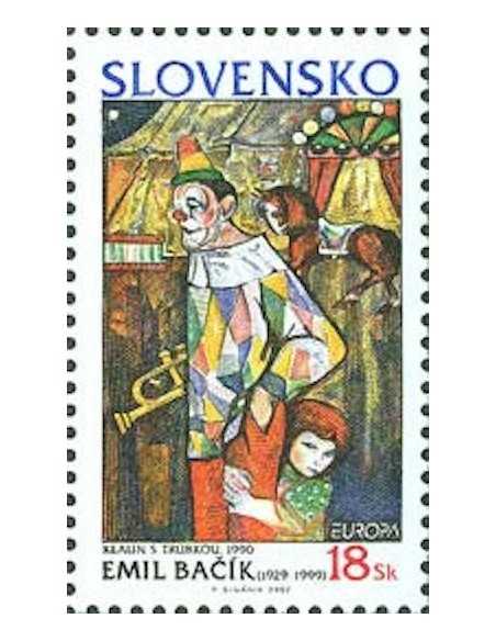 Timbre Poste Europa Slovaquie N° 368 N ** philatelie foxtimbre