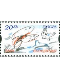 Timbre Poste Europa Slovaquie N° 416 N ** philatelie foxtimbre