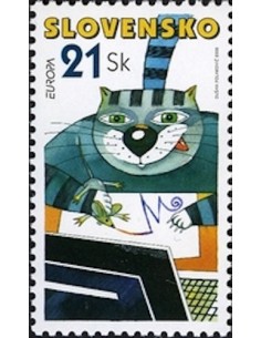 Timbre Poste Europa Slovaquie N° 506 N ** philatelie foxtimbre