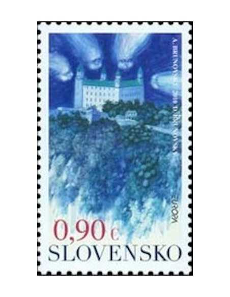 Timbre Poste Europa Slovaquie N° 554 N ** philatelie foxtimbre