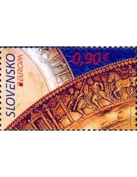 Timbre Poste Europa Slovaquie N° 595 N ** philatelie foxtimbre