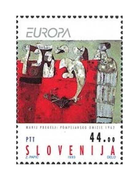 Timbre Poste Europa Slovenie N° 46 N ** philatelie foxtimbre