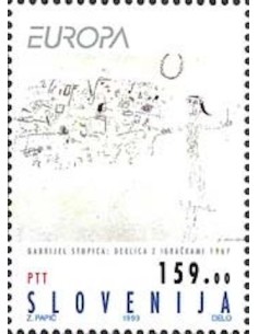 Timbre Poste Europa Slovenie N° 47 N ** philatelie foxtimbre
