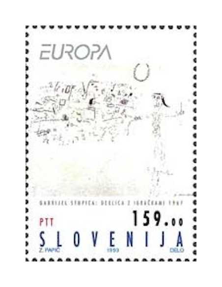 Timbre Poste Europa Slovenie N° 47 N ** philatelie foxtimbre