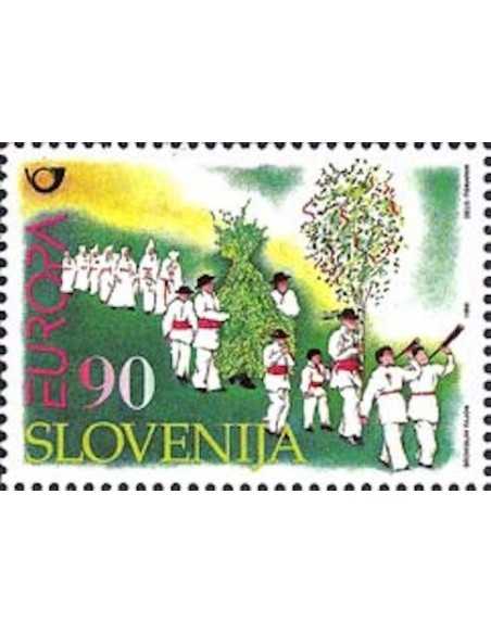 Timbre Poste Europa Slovenie N° 204 N ** philatelie foxtimbre