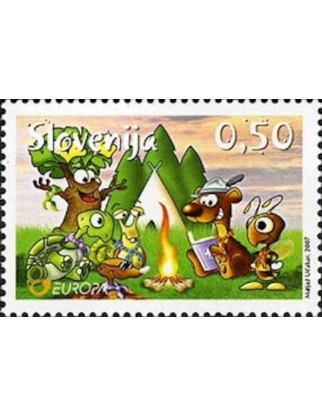 Timbre Poste Europa Slovenie N° 587 N ** philatelie foxtimbre