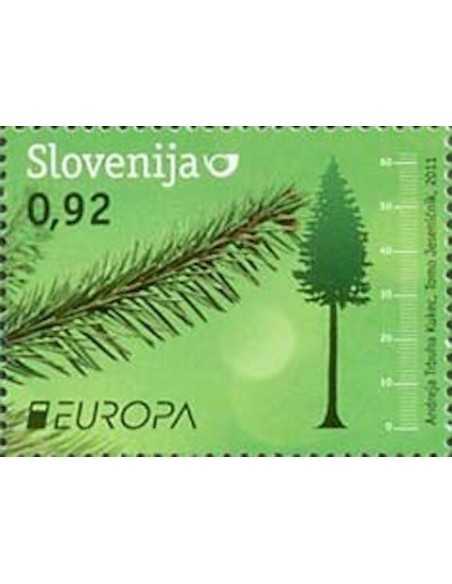 Timbre Poste Europa Slovenie N° 742 N ** philatelie foxtimbre