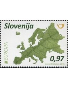 Timbre Poste Europa Slovenie N° 1020 N ** philatelie foxtimbre